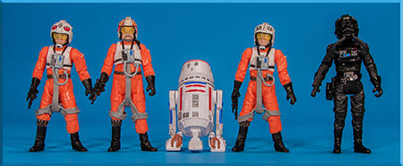 Yavin Pilot Pack: Tiree, Jek Porkins, R5-D8, Davish Krail, Mauler Mithel (Toys R Us Exclusive) - Hasbro (A New Hope) action figure collectible - Main Image 3