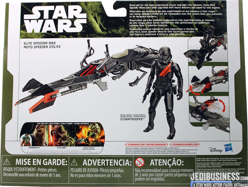 Elite Speeder Bike - Hasbro (Vehicle) action figure collectible - Main Image 2