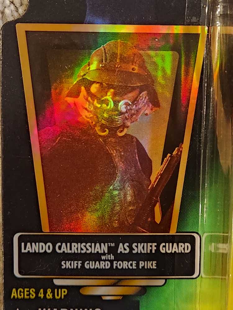 Lando Calrissian (Skiff Guard) - Hasbro (Return Of The Jedi) action figure collectible - Main Image 4