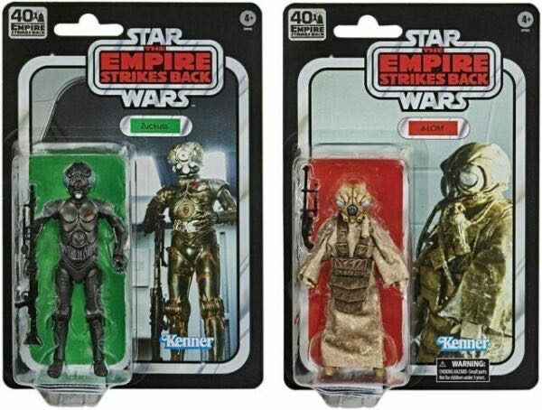 Bounty Hunters 40th Anniversary Exclusive 4-LOM and Zuckuss - Hasbro (Star Wars The Empire Strikes Back 40th Anniversary) action figure collectible - Main Image 2