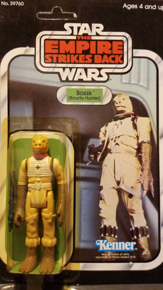 Bossk (Bounty Hunter) - Kenner (Star Wars Empire Strikes Back) action figure collectible - Main Image 1