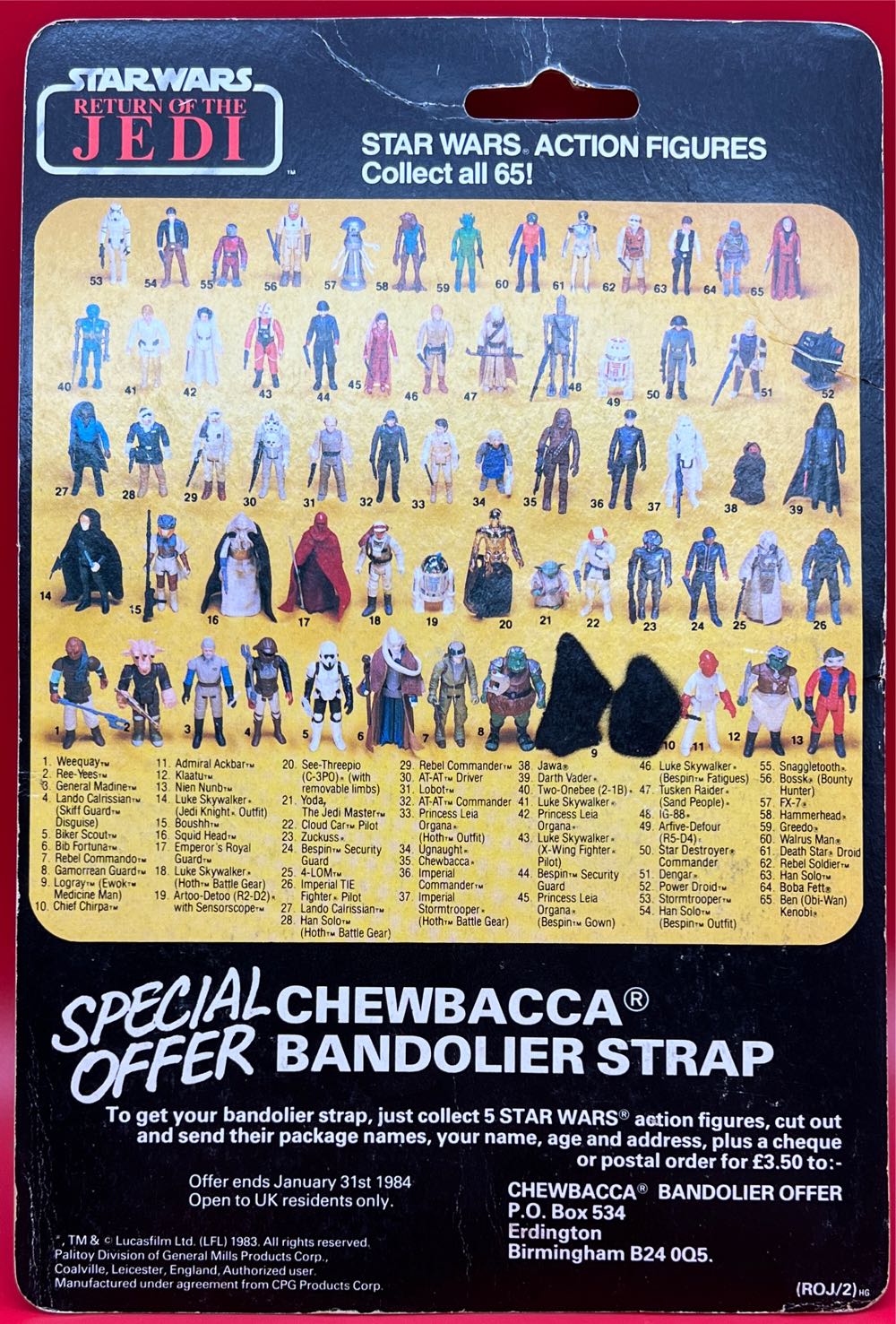 Logray (Ewok Medicine Man) - Kenner (Star Wars Return Of The Jedi) action figure collectible - Main Image 2