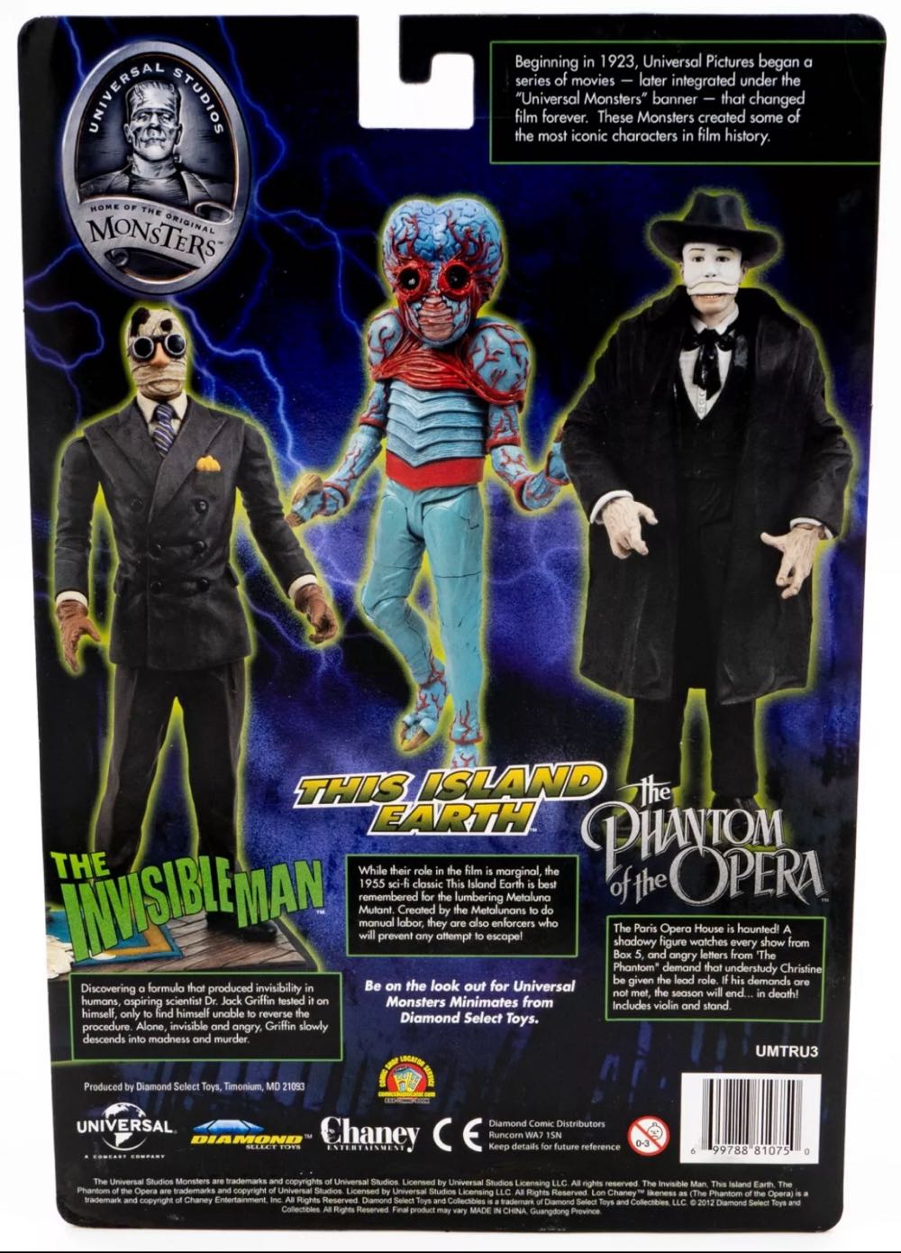 The Invisible Man (Toys R Us Exclusive) - Diamond Select Toys (Universal Monsters) action figure collectible [Barcode 699788810750] - Main Image 2