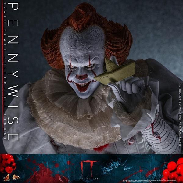 Pennywise - Hot Toys Sideshow (Movie Masterpieces) action figure collectible - Main Image 2