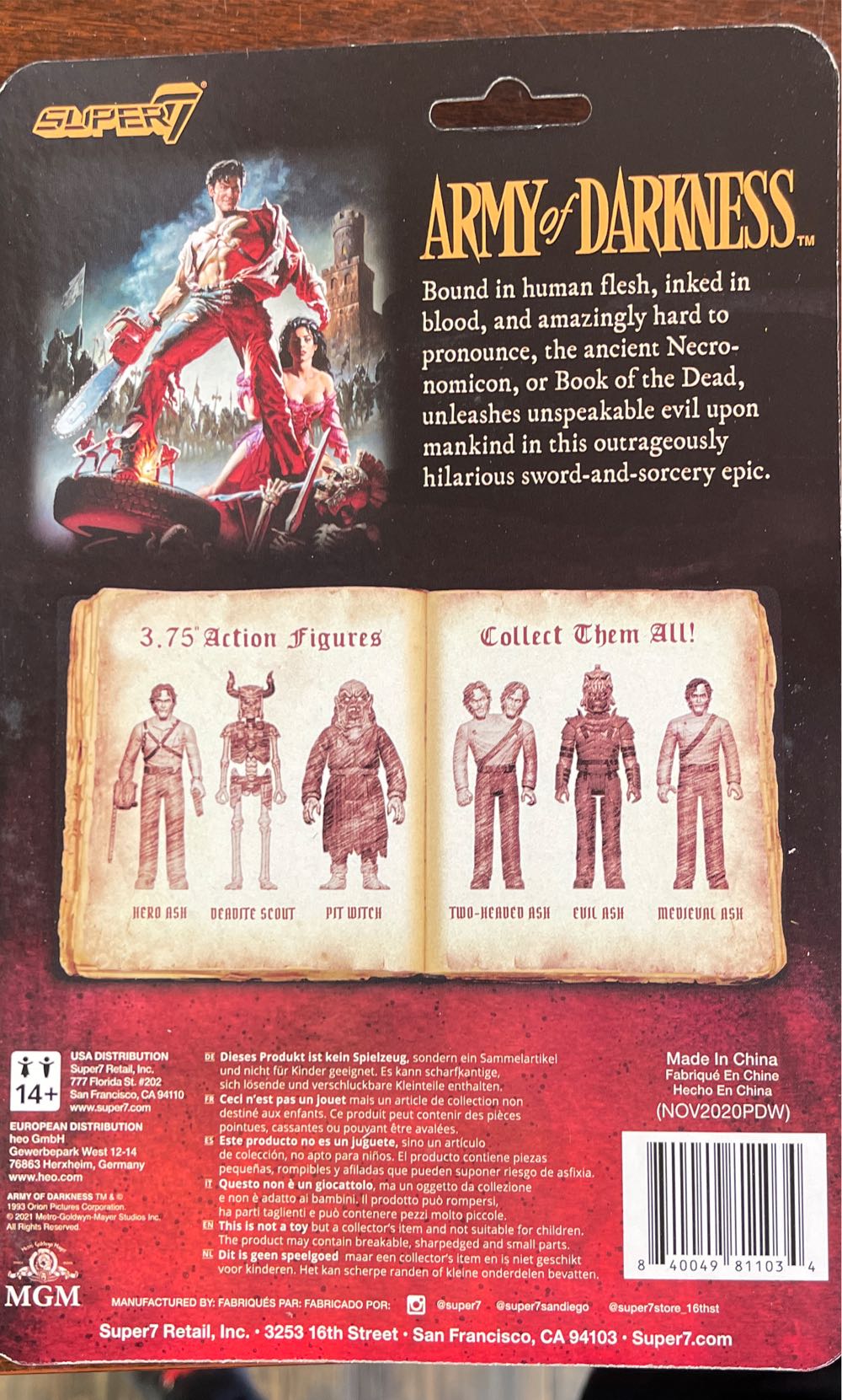 Army Of Darkness: Deadite Scout - ReAction action figure collectible [Barcode 840049811034] - Main Image 2