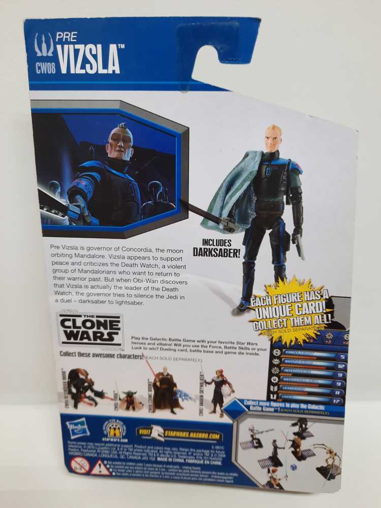 Pre Vizsla - Star Wars (The Clone Wars) - Hasbro (Star Wars) action figure collectible [Barcode 653569512059] - Main Image 2