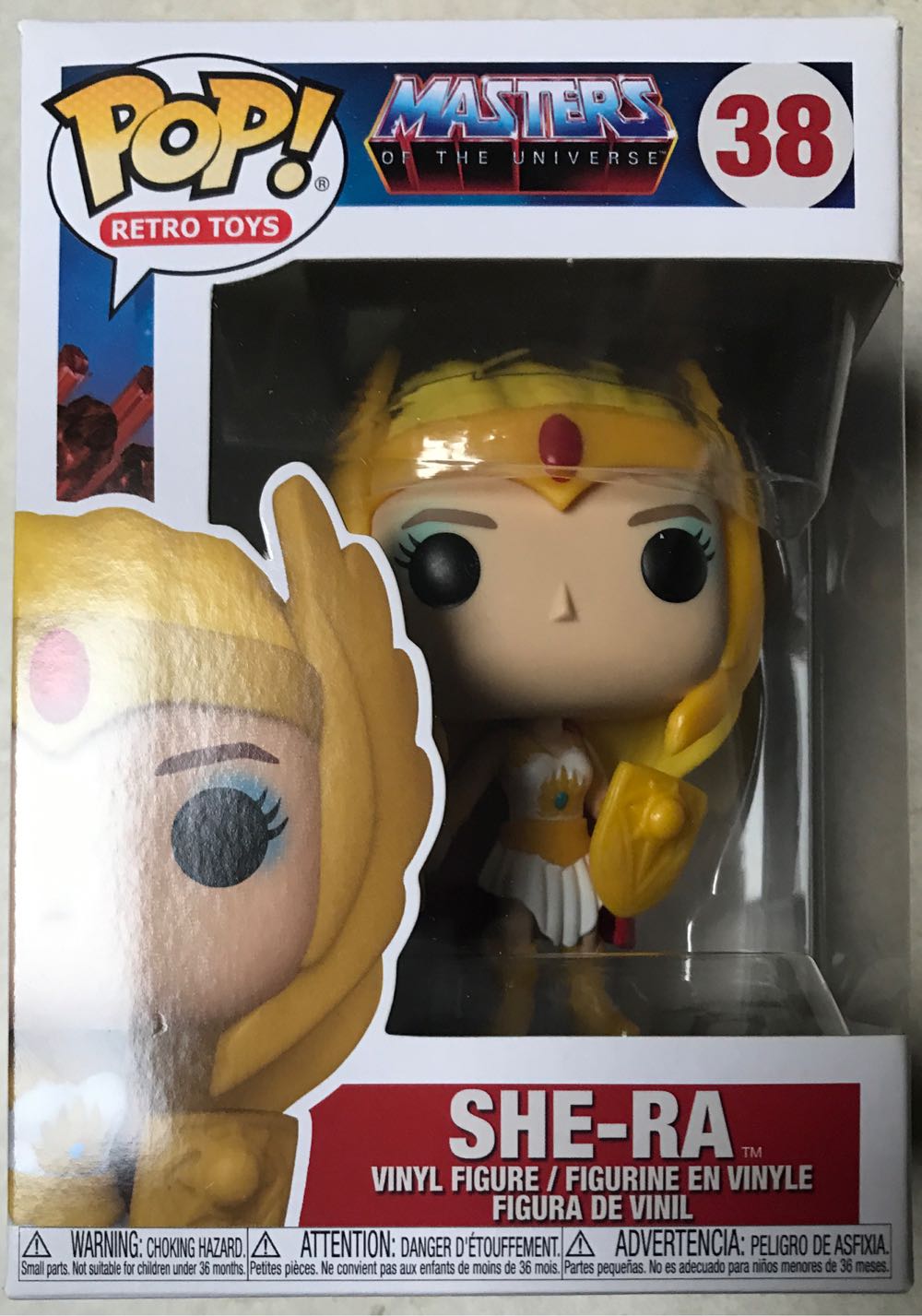 She-ra POP! Vinyl Figure #38 - Funko (Masters Of The Universe) action figure collectible [Barcode 889698514378] - Main Image 2