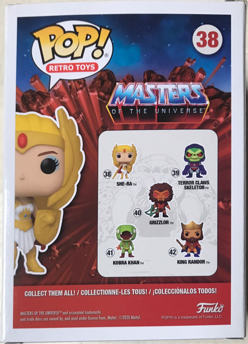 She-ra POP! Vinyl Figure #38 - Funko (Masters Of The Universe) action figure collectible [Barcode 889698514378] - Main Image 3