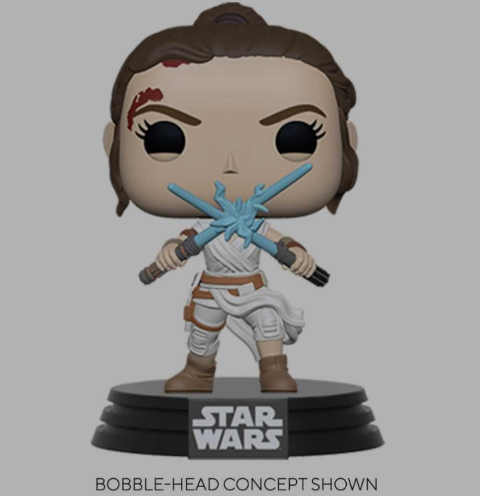 Funko Pop! Movies: Star Wars Rey Skywalker (Two Sabers) TROS - Funko (Star Wars Episode IX The Rise of Skywalker) action figure collectible [Barcode 889698514842] - Main Image 3
