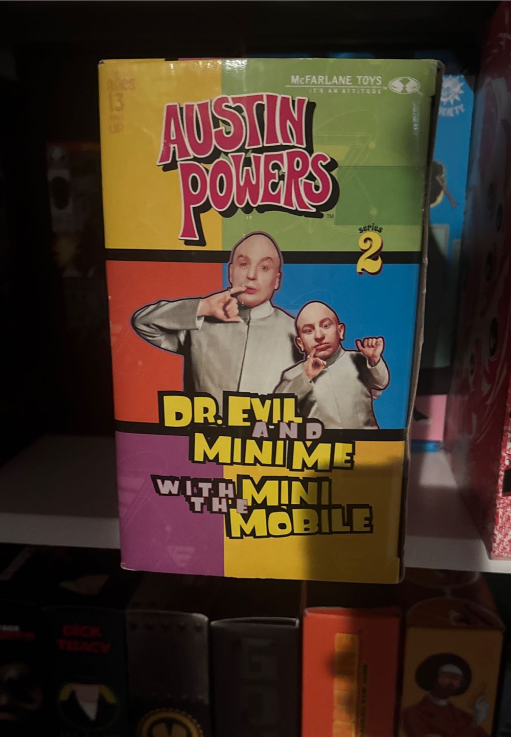 Mcfarlane Dr Evil And Mini Me From Austin Powers - McFarlane (Austin Powers) action figure collectible [Barcode 787926142105] - Main Image 3