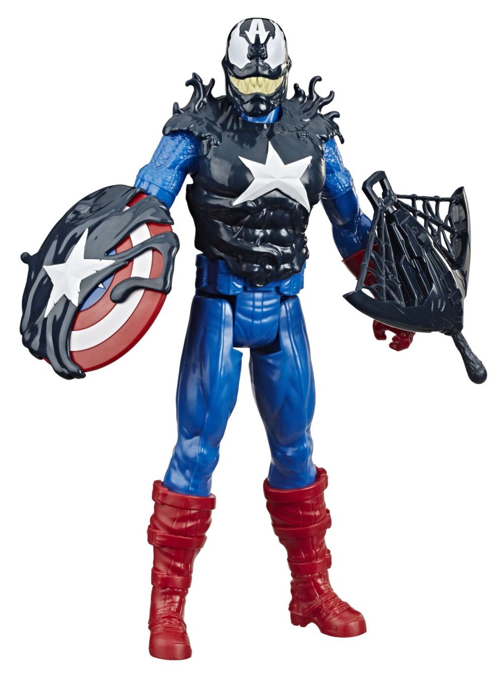 Captain America venomized - Hasbro (Spider-Man) action figure collectible [Barcode 5010993670130] - Main Image 2