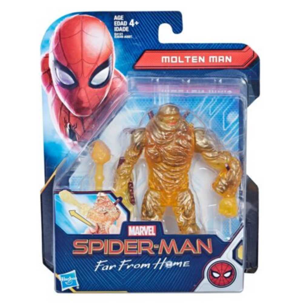 Spiderman Action Figure Molten-man Far From Home Hasbro   action figure collectible [Barcode 630509768622] - Main Image 4