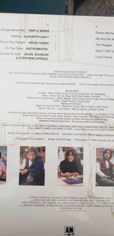 The Breakfast Club soundtrack   action figure collectible [Barcode 602527964256] - Main Image 2