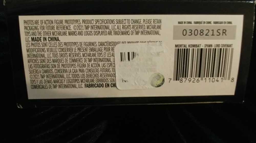 Mortal KombatSpawn (Lord Covenant Skin) - McFarlane Toys (Mortal Kombat 11 Wave 4) action figure collectible [Barcode 787926110418] - Main Image 4