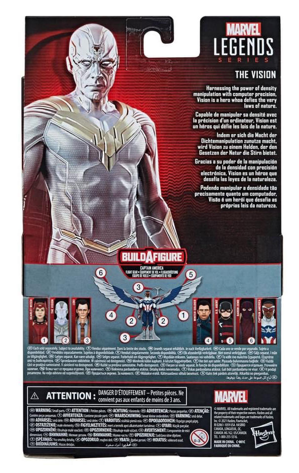 Marvel Legends - (MCU) The Vision - Hasbro (WandaVision (D+)) action figure collectible [Barcode 5010993790890] - Main Image 3