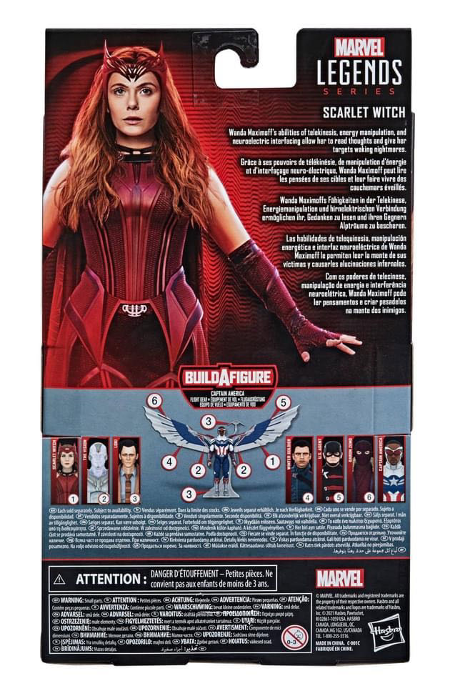 Marvel Legends - (MCU) Scarlet Witch - Hasbro (WandaVision (D+)) action figure collectible [Barcode 5010993791132] - Main Image 3