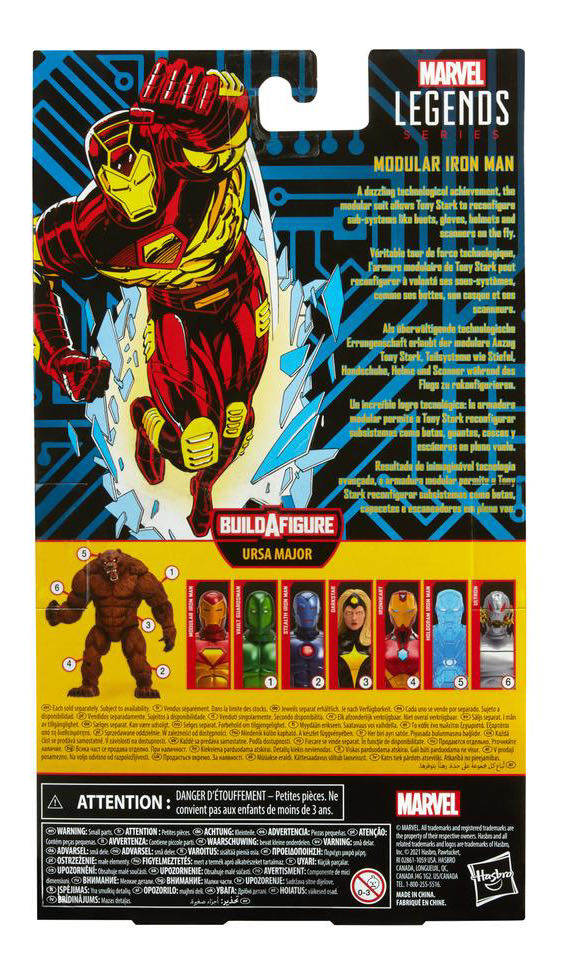 Iron Man (Modular) - Hasbro (Marvel Legends - Ursa Major) action figure collectible [Barcode 5010993790517] - Main Image 3