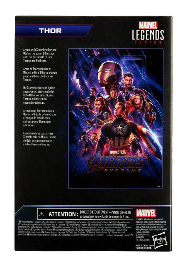 Thor (Endgame) - Marvel Legends (MCU (Avengers - Asgard)) action figure collectible [Barcode 5010993839414] - Main Image 3