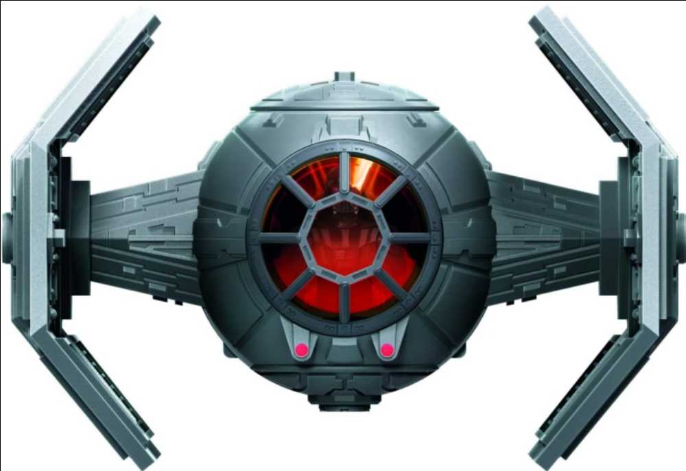 Darth Vader And Tie Advanced - Hasbro (Star Wars Mission Fleet) action figure collectible [Barcode 5010993729678] - Main Image 2