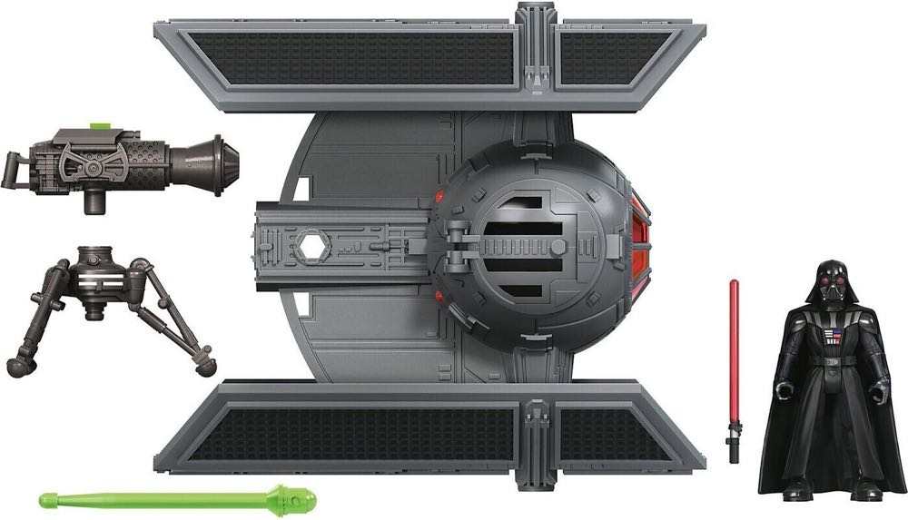 Darth Vader And Tie Advanced - Hasbro (Star Wars Mission Fleet) action figure collectible [Barcode 5010993729678] - Main Image 3