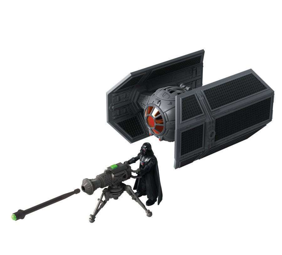Darth Vader And Tie Advanced - Hasbro (Star Wars Mission Fleet) action figure collectible [Barcode 5010993729678] - Main Image 4
