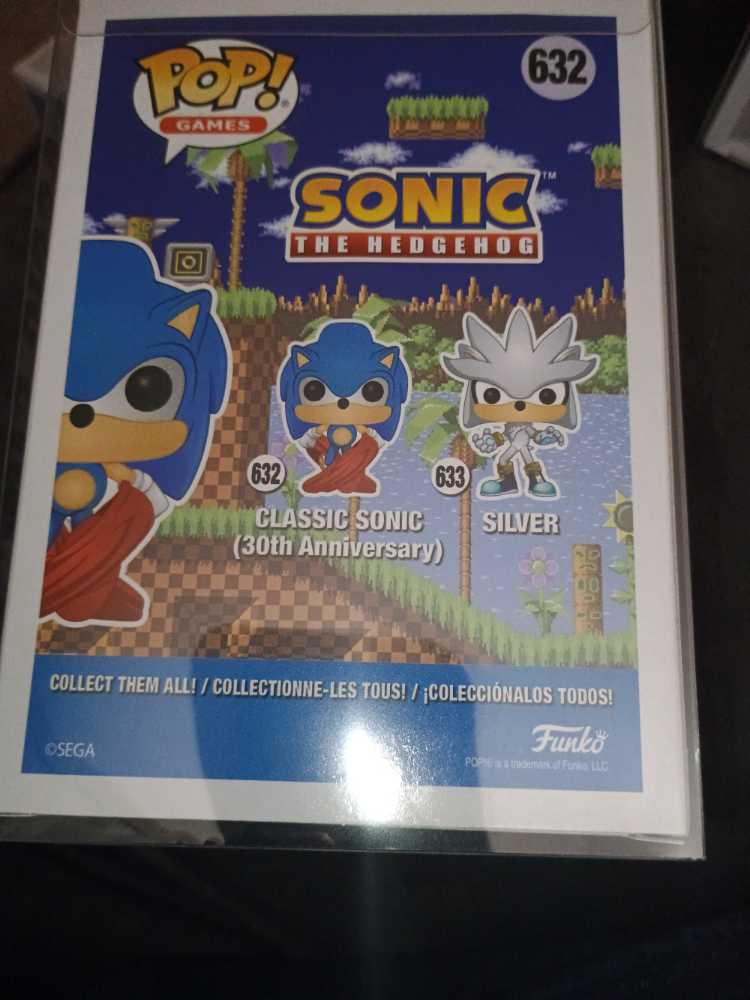 Sonic The Hedgehog: Classic Sonic #632 - Funko (Sonic The Hedgehog) action figure collectible [Barcode 889698519649] - Main Image 2