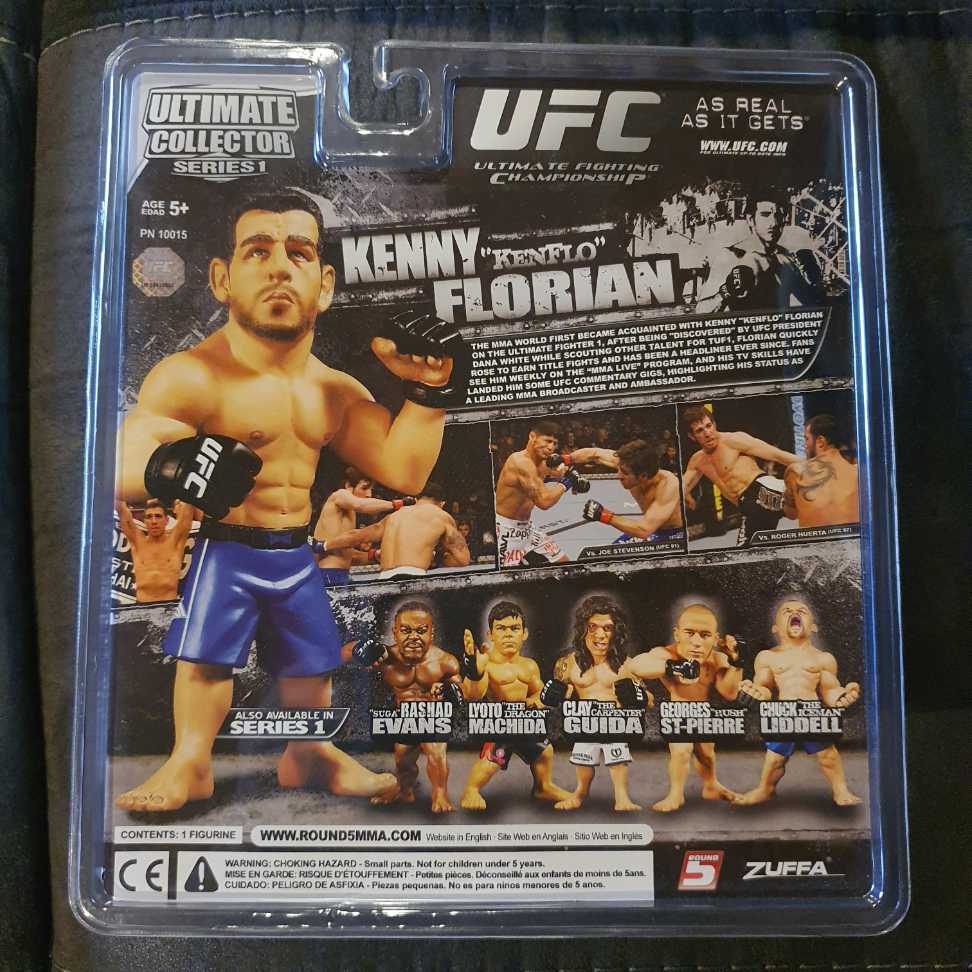 Kenny "Kenflo” Florian - 2009 Round 5 Corporation (UFC Ultimate Collector Series 1) action figure collectible [Barcode 714832000366] - Main Image 2