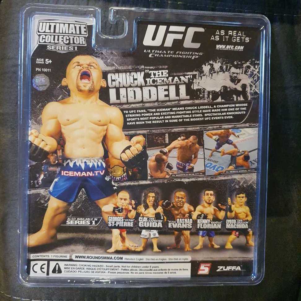 Round 5 - UFC Ultimate Collector - Chuck "The Iceman” Liddell - Series 1 - 2009 Round 5 Corporation (UFC Ultimate Collector Series 1) action figure collectible [Barcode 714832000328] - Main Image 2