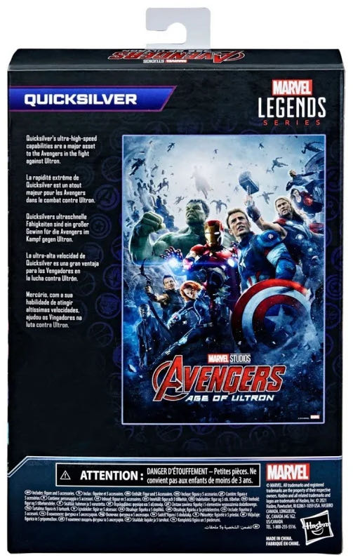 Quicksilver - Hasbro (Avengers: Age Of Ultron) action figure collectible [Barcode 5010993839285] - Main Image 3