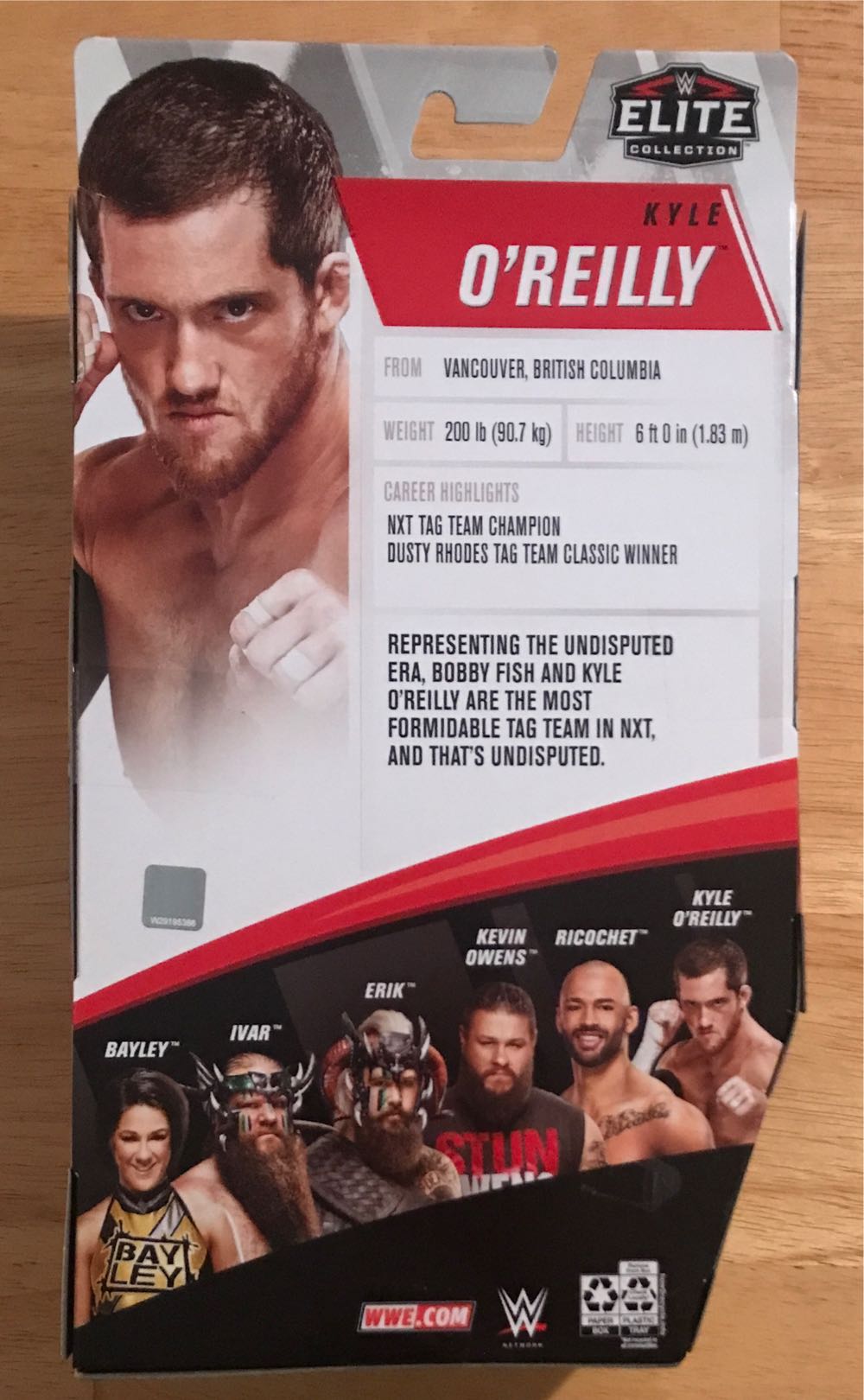 Kyle O’Reilly Elite 80 - Mattel (WWE Elite Series 80) action figure collectible [Barcode 887961833942] - Main Image 2