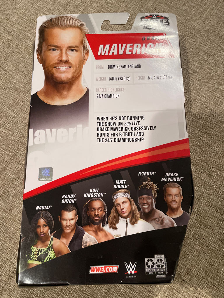 Drake Maverick Elite 78 - Mattel (WWE Elite Series 78) action figure collectible [Barcode 887961833782] - Main Image 2