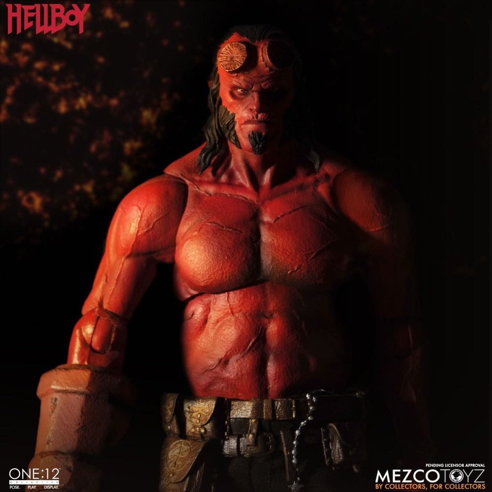 Hellboy - Hellboy (2019) Movie: Hellboy - Mezco Toyz action figure collectible [Barcode 696198775402] - Main Image 4