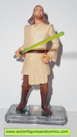 Qui Gon Jinn Jedi Master - Hasbro (Star Wars - Episode 1) action figure collectible - Main Image 2