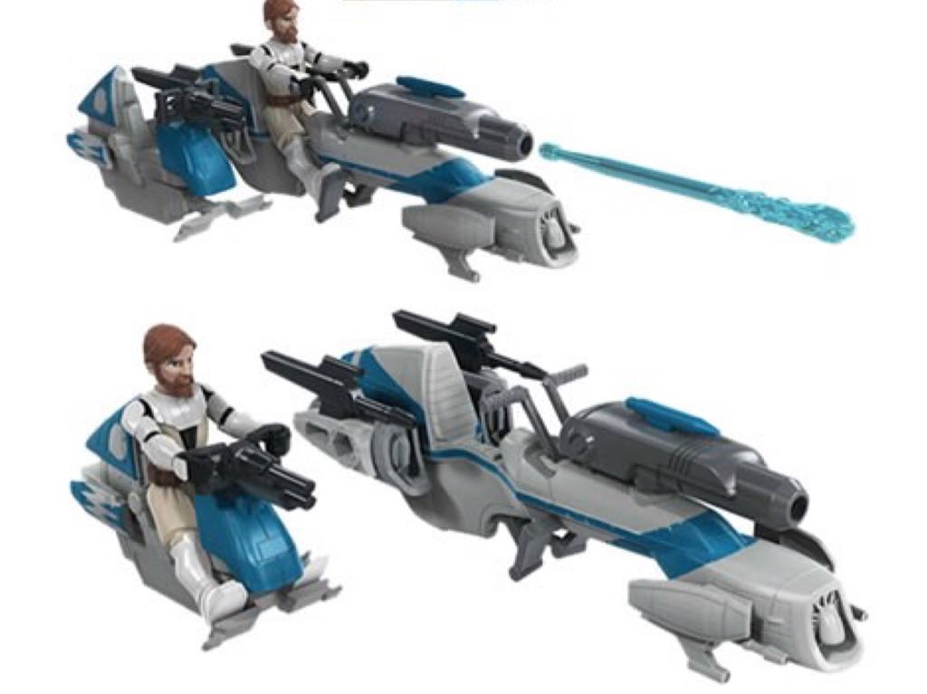 BARC Speeder - Obi-Wan Kenobi - Hasbro (Star Wars Mission Fleet) action figure collectible [Barcode 5010993749980] - Main Image 2