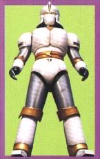 Mighty Morphin Alien Rangers White battle Borg - Bandai (Mighty Morphin Alien Rangers) action figure collectible - Main Image 2