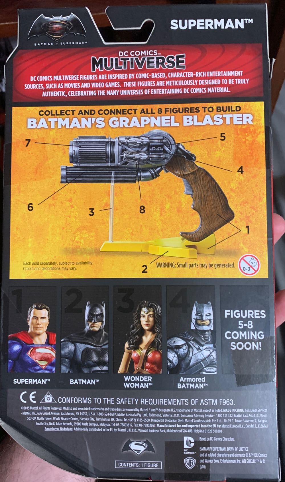 Superman - DC Multiverse (Batman V Superman) - DC Mattel (DC) action figure collectible [Barcode 887961224924] - Main Image 2