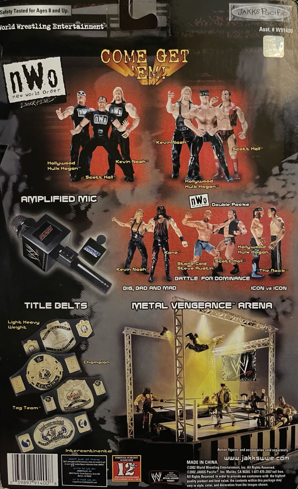 Hulk Hogan - Jakks Pacific (R-3 Tech) action figure collectible [Barcode 039897914008] - Main Image 2