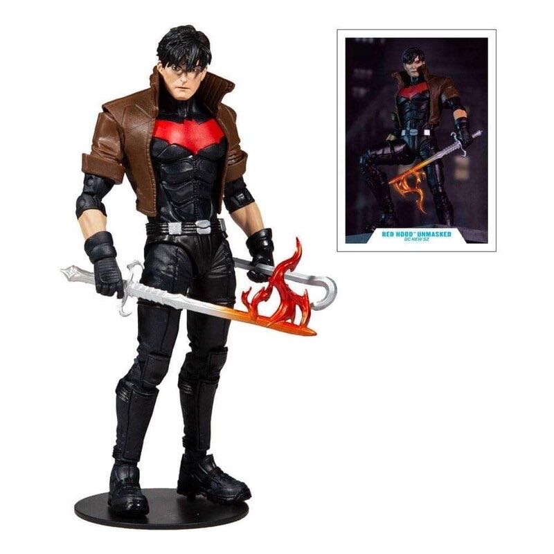 Red Hood (Unmasked w/ All Blade) - McFarlane Toys (Gold Label Collection) action figure collectible [Barcode 787926151701] - Main Image 2