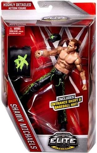 WWE Elite Collection Flashback Series Shawn Michaels - Mattel (Pro Wrestling) action figure collectible [Barcode 887961354027] - Main Image 1