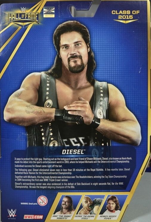 WWE Elite Collection Hall of Fame Diesel - Mattel (Pro Wrestling) action figure collectible [Barcode 887961273779] - Main Image 2