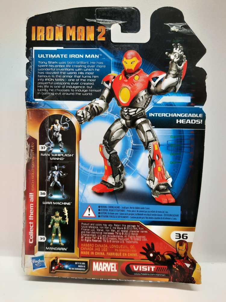 Iron Man: Ultimate - Hasbro (Marvel: Iron Man 2: 3”) action figure collectible [Barcode 653569505174] - Main Image 2