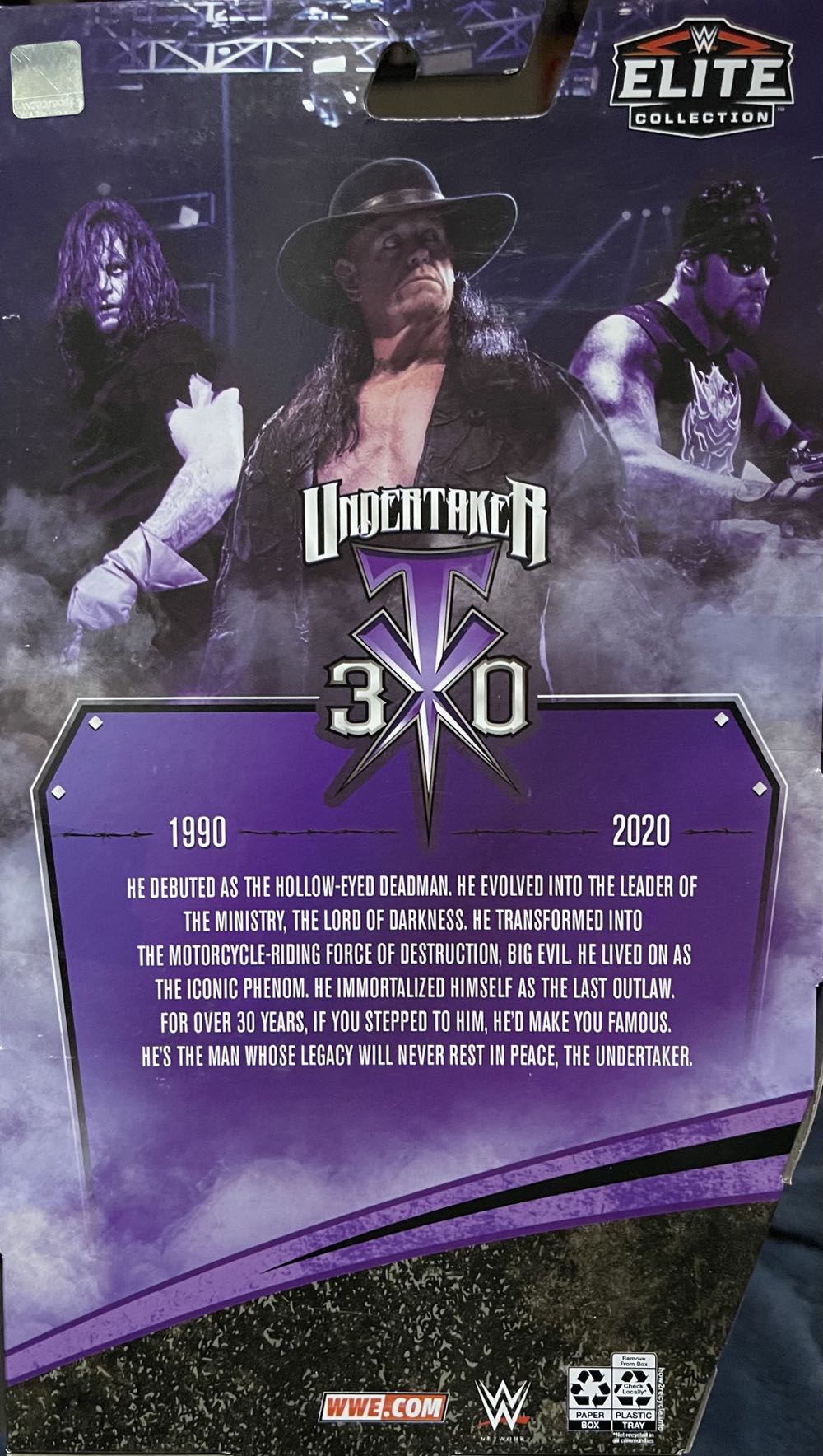 Undertaker - Mattel (WWE) action figure collectible [Barcode 887961833928] - Main Image 2