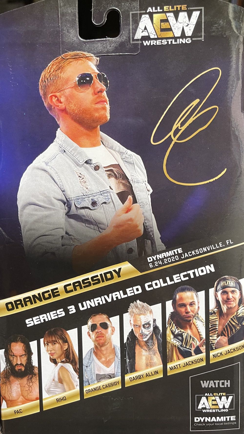 AEW Unrivaled Collection Orange Cassidy - Jazwares LLC (AEW Unrivaled) action figure collectible [Barcode 191726377122] - Main Image 2