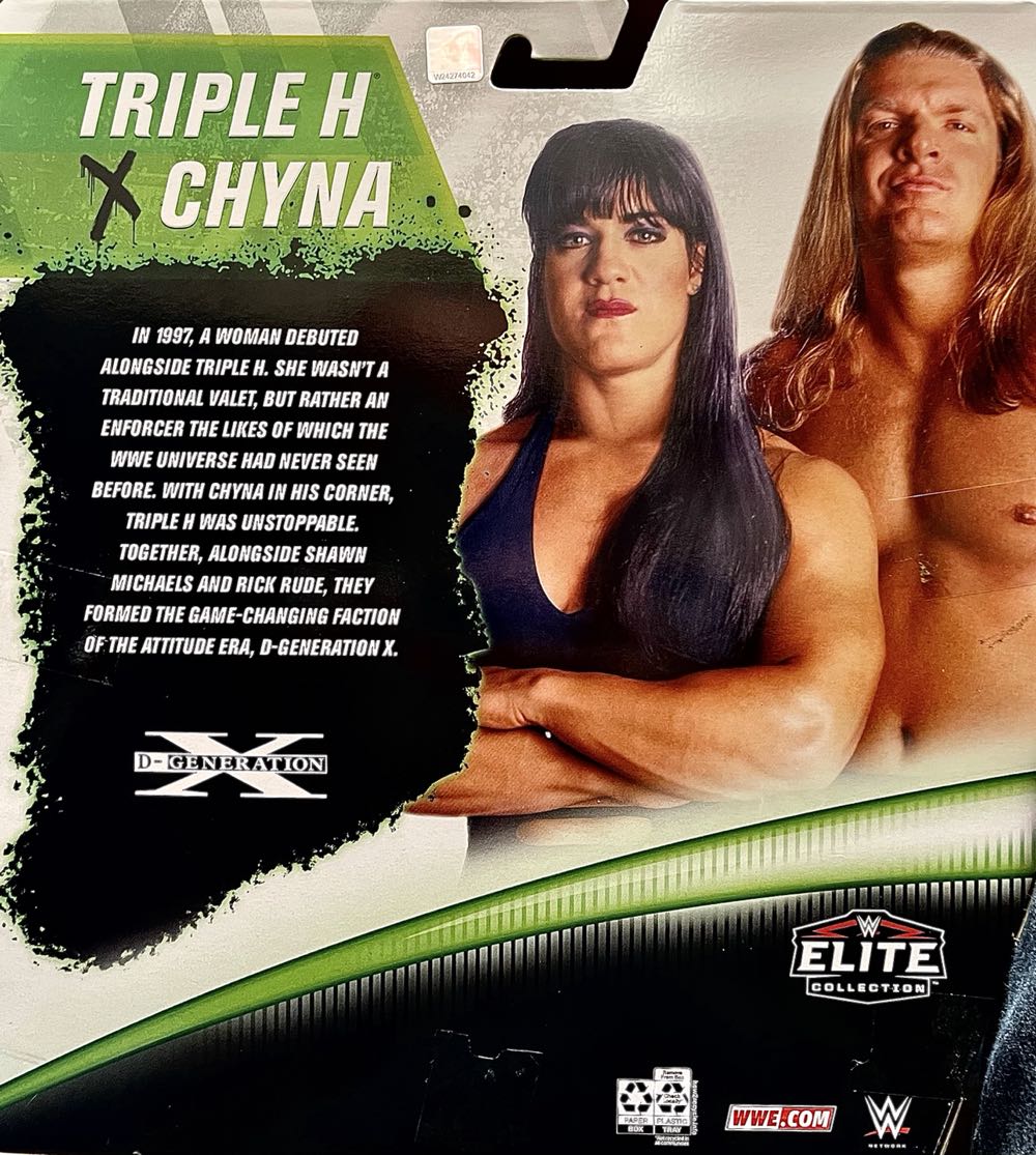 Chyna and Triple H - Mattel (Mattel Elite Collection 2-Packs) action figure collectible [Barcode 887961839418] - Main Image 2