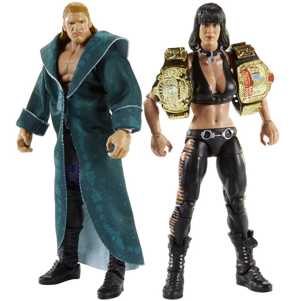 Chyna and Triple H - Mattel (Mattel Elite Collection 2-Packs) action figure collectible [Barcode 887961839418] - Main Image 3