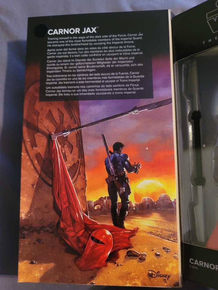 Carnor Jax - Disney / Hasbro (Black Series 6” Book Edition 2020- Now) action figure collectible [Barcode 5010993863242] - Main Image 3