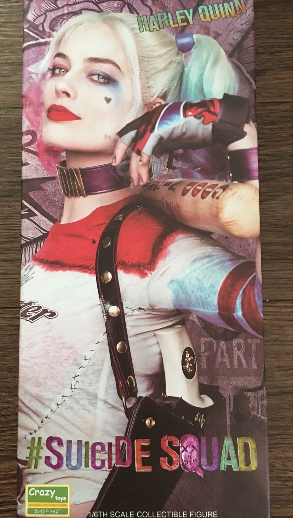 Crazy Toys 1:6 Scale Harley Quinn Statue Collectible Figure 11” # Suicides Squad - Crazy Toys action figure collectible [Barcode 4934023931545] - Main Image 2