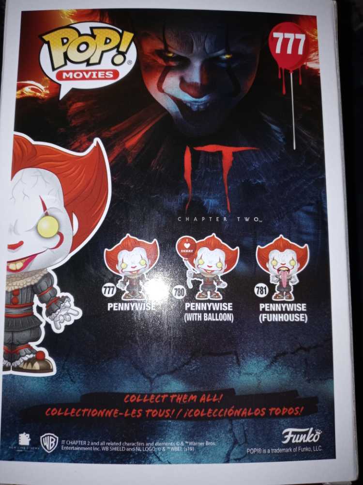Pennywise #777 - Funko (IT) (IT (2019)) action figure collectible [Barcode 889698406277] - Main Image 2