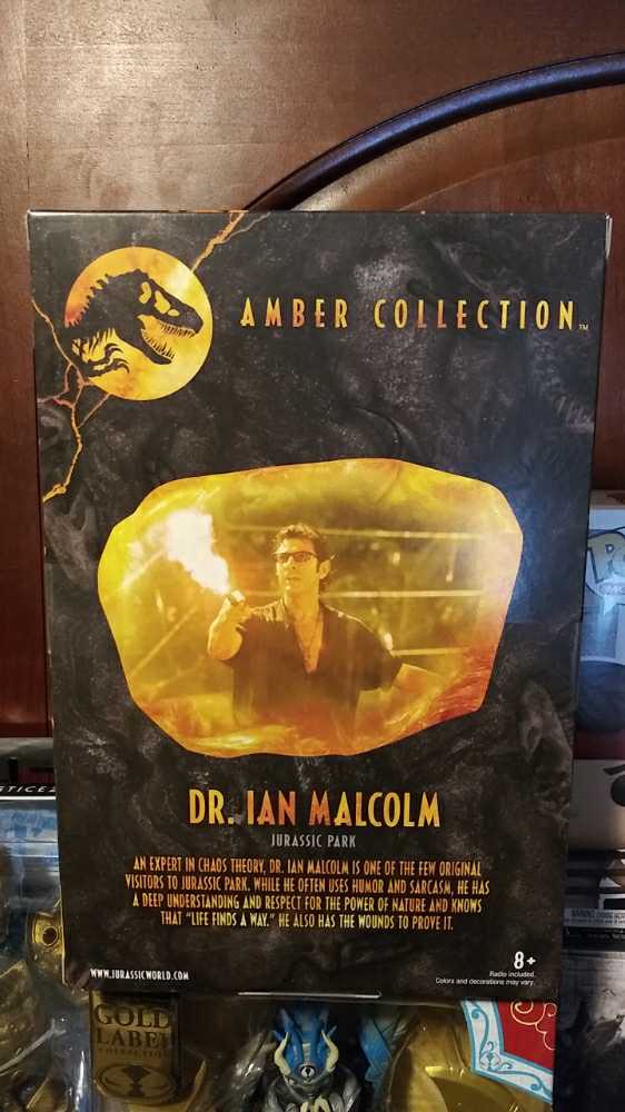 Dr. Ian Malcolm - Mattel (Jurassic Park) action figure collectible [Barcode 887961973037] - Main Image 2