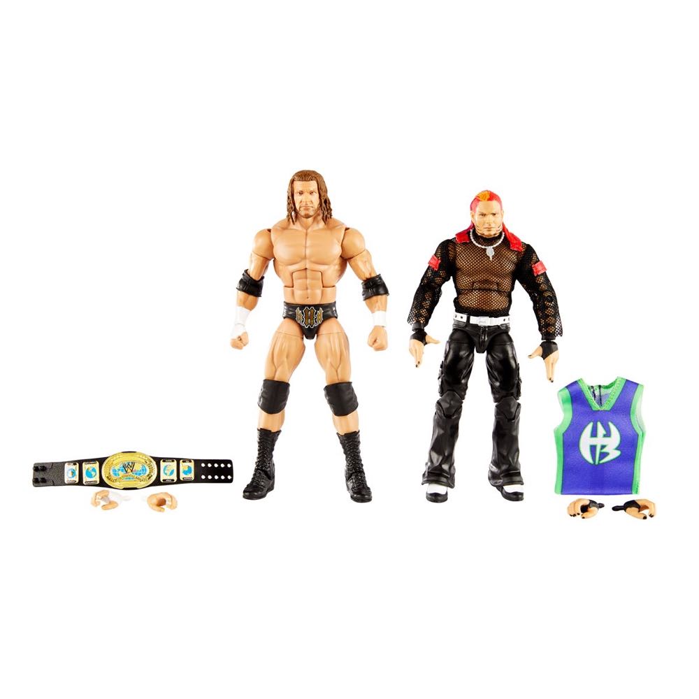 WWE Elite - Triple H & Jeff Hardy - Mattel - WWE (WWE Elite Collection 2 Pack) action figure collectible [Barcode 887961921861] - Main Image 3